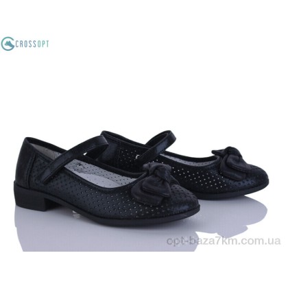 Туфли детские "CROSSOPT" D105 black, (р.р. 31-36), Китай, от 6 шт. Туфли детские "CROSSOPT" D105 black, (р.р. 31-36), Китай, от 6 шт.
