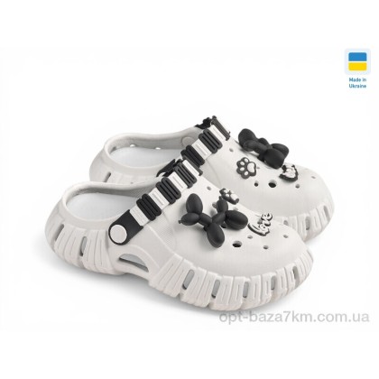 Крокси дитячі "Rai shoes" DS012 білий, (р.р. 30-35), Україна, від 6 шт. Крокси дитячі "Rai shoes" DS012 білий, (р.р. 30-35), Україна, від 6 шт.