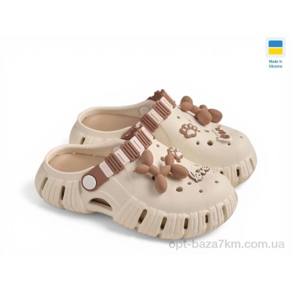 Крокси дитячі "Rai shoes" DS012 кремовий, (р.р. 30-35), Україна, від 6 шт. Крокси дитячі "Rai shoes" DS012 кремовий, (р.р. 30-35), Україна, від 6 шт.