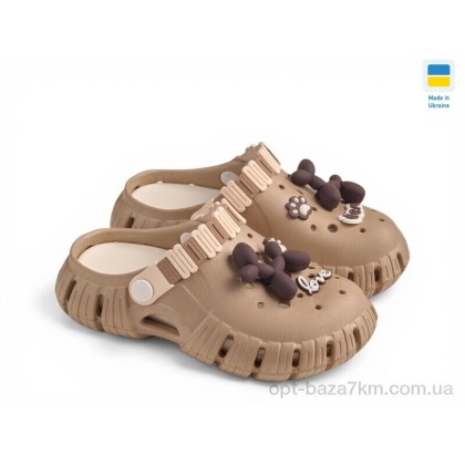Крокси дитячі "Rai shoes" DS012 бежевий, (р.р. 30-35), Україна, від 6 шт. Крокси дитячі "Rai shoes" DS012 бежевий, (р.р. 30-35), Україна, від 6 шт.