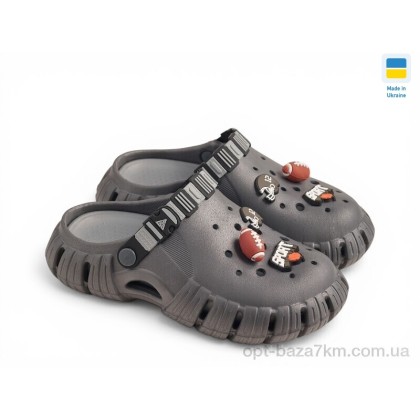 Крокси дитячі "Rai shoes" DS770 графіт, (р.р. 36-40), Україна, від 6 шт. Крокси дитячі "Rai shoes" DS770 графіт, (р.р. 36-40), Україна, від 6 шт.