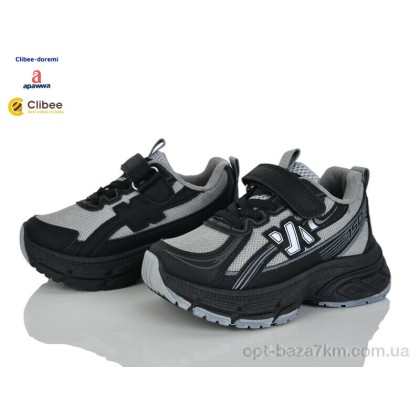 Кроссовки детские "Clibee-Doremi" LB1187 black-grey, (р.р. 26-31), Китай, от 6 шт. Кроссовки детские "Clibee-Doremi" LB1187 black-grey, (р.р. 26-31), Китай, от 6 шт.