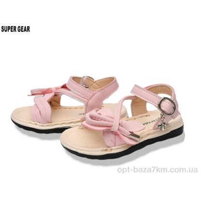 Босоножки детские "Super Gear" 01-168 pink, (р.р. 22-26), Китай, от 10 шт. Босоножки детские "Super Gear" 01-168 pink, (р.р. 22-26), Китай, от 10 шт.