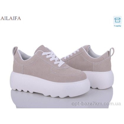 Кроссовки женские "Ailaifa" 6035 beige, (р.р. 36-41), Китай, от 6 шт. Кроссовки женские "Ailaifa" 6035 beige, (р.р. 36-41), Китай, от 6 шт.