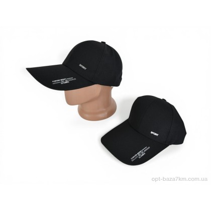 Кепка чоловіча "CAP" D1 black, (р.р. 57-59), Китай, від 50 шт. Кепка чоловіча "CAP" D1 black, (р.р. 57-59), Китай, від 50 шт.