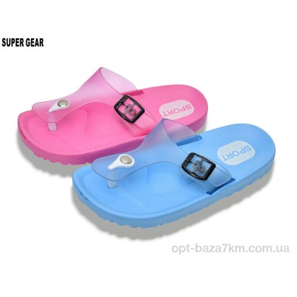 Вьетнамки детские "Super Gear" 01-2467 pink-blue mix, (р.р. 30-35), Китай, от 12 шт. Вьетнамки детские "Super Gear" 01-2467 pink-blue mix, (р.р. 30-35), Китай, от 12 шт.