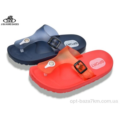 Вьетнамки детские "Jibukang" 01-2467 navy-red mix, (р.р. 30-35), Китай, от 12 шт.