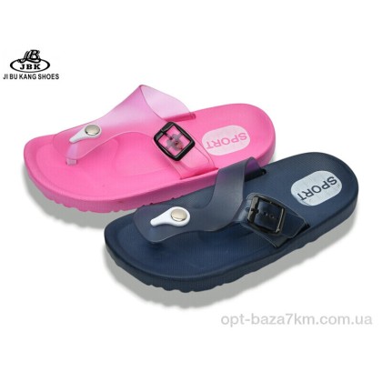 Вьетнамки детские "Jibukang" 01-2467 navy-pink mix, (р.р. 30-35), Китай, от 12 шт.