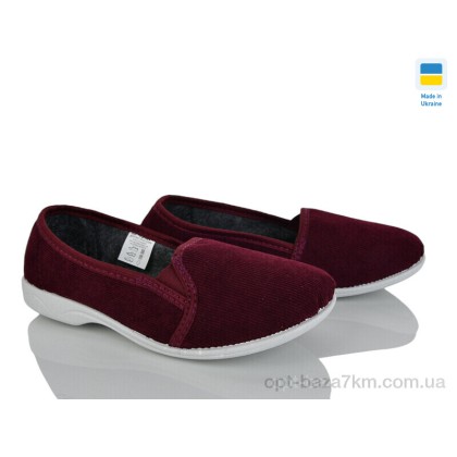 Тапки женские "Крок" Мадонна бордо, (р.р. 36-41), Украина, от 7 шт.