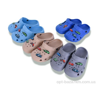 Кроксы детские "BABYSHOP" 3192 mix, (р.р. 30-35), Китай, от 12 шт.
