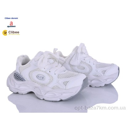 Кроссовки детские "Clibee-Doremi" AD6823-1 white, (р.р. 31-37), Китай, от 7 шт. Кроссовки детские "Clibee-Doremi" AD6823-1 white, (р.р. 31-37), Китай, от 7 шт.
