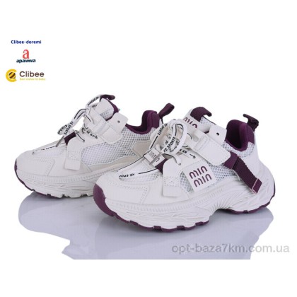Кроссовки детские "Clibee-Doremi" AD7723-1 white-red, (р.р. 32-37), Китай, от 6 шт. Кроссовки детские "Clibee-Doremi" AD7723-1 white-red, (р.р. 32-37), Китай, от 6 шт.