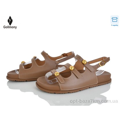 Босоножки женские "Gollmony" ST-JZ03 brown, (р.р. 36-41), Китай, от 8 шт.