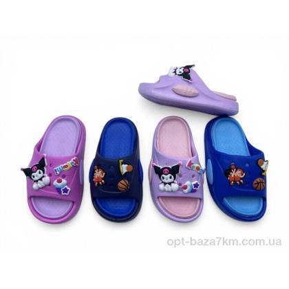 Шльопанці дитячі "Rai shoes" NUO11 mix, (р.р. 30-35), Румыния, від 12 шт.