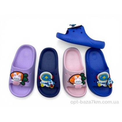 Шльопанці дитячі "Rai shoes" NUO62 mix, (р.р. 30-35), Румыния, від 12 шт.