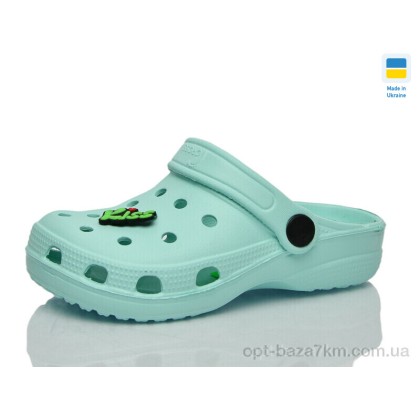 Шльопанці дитячі "Lot Shoes" N017 м'ята, (р.р. 30-35), Україна, від 6 шт.