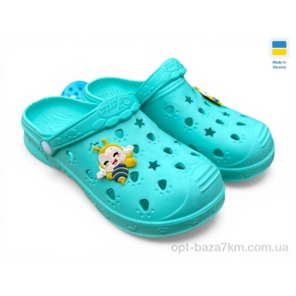 Кроксы детские "Rai shoes" 81-82 мята, (р.р. 24-33), Украина, от 6 шт. Кроксы детские "Rai shoes" 81-82 мята, (р.р. 24-33), Украина, от 6 шт.