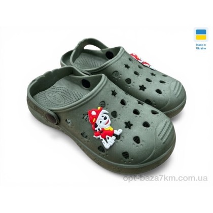 Крокси дитячі "Rai shoes" 81-82 хакі, (р.р. 24-33), Україна, від 6 шт. Крокси дитячі "Rai shoes" 81-82 хакі, (р.р. 24-33), Україна, від 6 шт.