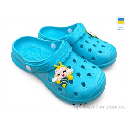 Кроксы детские "Rai shoes" 81-82 бірюза, (р.р. 24-33), Украина, от 6 шт. Кроксы детские "Rai shoes" 81-82 бірюза, (р.р. 24-33), Украина, от 6 шт.