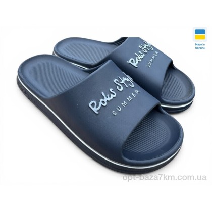 Шльопанці чоловічі "Rai shoes" 520(019) синій, (р.р. 41-45), Україна, від 8 шт.