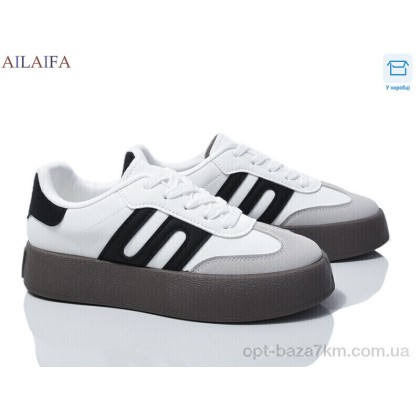 Кроссовки женские "Ailaifa" DX03 white-black, (р.р. 36-41), Китай, от 8 шт. Кроссовки женские "Ailaifa" DX03 white-black, (р.р. 36-41), Китай, от 8 шт.