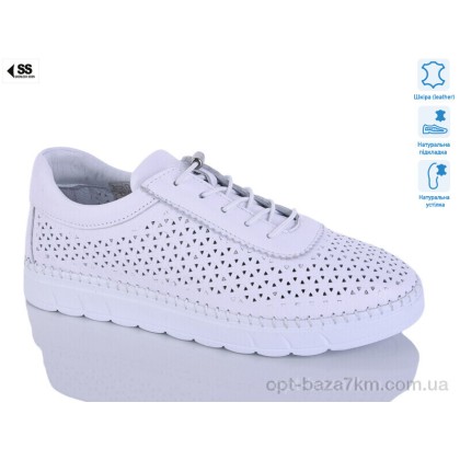Кроссовки женские "SHERLOCK SOON" 25068-1 white, (р.р. 36-41), Турция, от 8 шт.