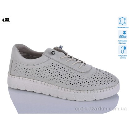 Кроссовки женские "SHERLOCK SOON" 25068-1 silver-grey, (р.р. 36-41), Турция, от 8 шт.