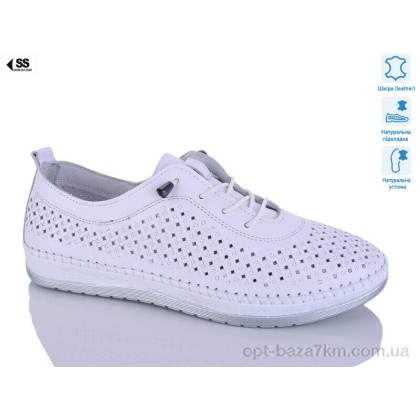 Кроссовки женские "SHERLOCK SOON" 1800 white, (р.р. 36-41), Турция, от 8 шт.