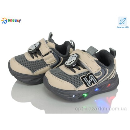Кроссовки детские "Bessky-Kellaifeng" BY5248-3S LED, (р.р. 19-24), Китай, от 8 шт.
