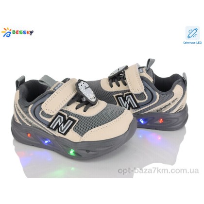 Кроссовки детские "Bessky-Kellaifeng" BY5248-3A LED, (р.р. 23-28), Китай, от 8 шт.