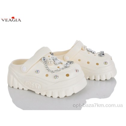 Кроксы женские "Veagia-ADA" 3004-2 beige, (р.р. 36-41), Китай, от 10 шт.