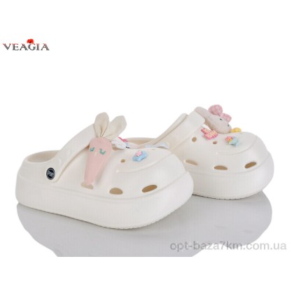 Кроксы женские "Veagia-ADA" 3006-1 beige, (р.р. 36-41), Китай, от 10 шт.