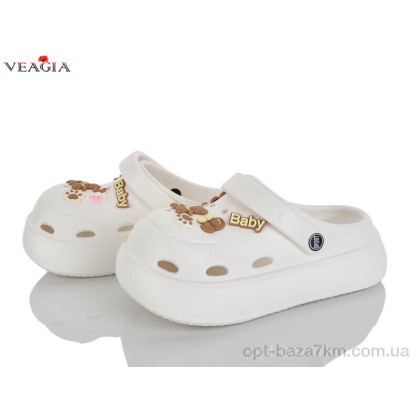 Кроксы женские "Veagia-ADA" 3007-2 beige, (р.р. 36-41), Китай, от 10 шт.