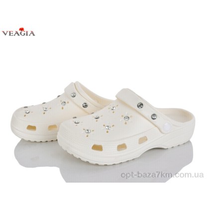 Кроксы женские "Veagia-ADA" 3008-2 beige, (р.р. 36-41), Китай, от 10 шт.