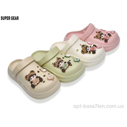 Кроксы женские "Super Gear" 8898-5 mix, (р.р. 36-41), Китай, от 12 шт. Кроксы женские "Super Gear" 8898-5 mix, (р.р. 36-41), Китай, от 12 шт.