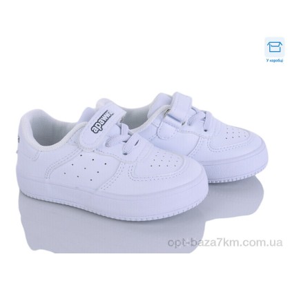 Дитячі кросівки "Clibee-ShoSho" ABC2231P white, (р.р. 20-25), Китай, від 6 шт.