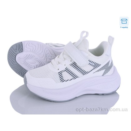 Дитячі кросівки "Clibee-ShoSho" ABC2202P white, (р.р. 26-31), Китай, від 6 шт.