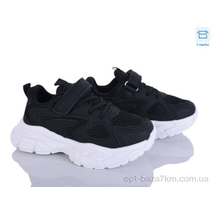 Дитячі кросівки "Clibee-ShoSho" ABC2222P black-white, (р.р. 26-31), Китай, від 6 шт.