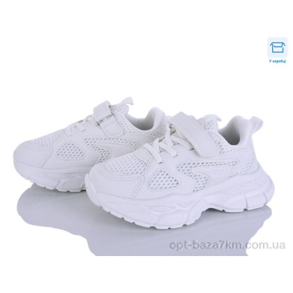 Дитячі кросівки "Clibee-ShoSho" ABC2222P white, (р.р. 26-31), Китай, від 6 шт.
