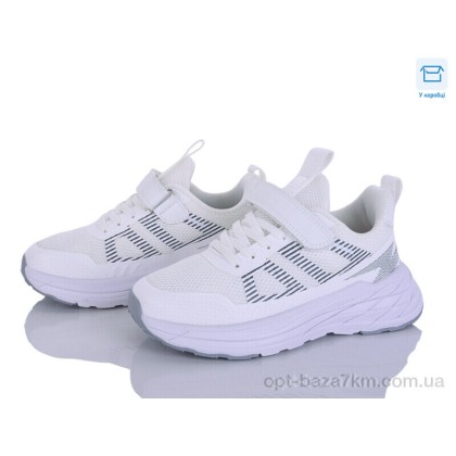 Дитячі кросівки "Clibee-ShoSho" ABC2203P white, (р.р. 32-37), Китай, від 6 шт.