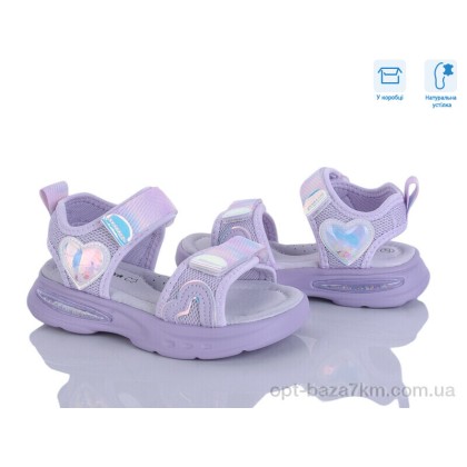 Дитячі босоніжки "Clibee-ShoSho" ABC0372P purple, (р.р. 26-31), Китай, від 6 шт. Дитячі босоніжки "Clibee-ShoSho" ABC0372P purple, (р.р. 26-31), Китай, від 6 шт.