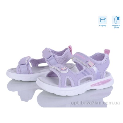 Дитячі босоніжки "Clibee-ShoSho" ABX0403P purple, (р.р. 32-37), Китай, від 6 шт. Дитячі босоніжки "Clibee-ShoSho" ABX0403P purple, (р.р. 32-37), Китай, від 6 шт.