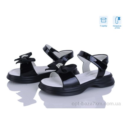Дитячі босоніжки "Clibee-ShoSho" ABX0815P black, (р.р. 28-33), Китай, від 6 шт. Дитячі босоніжки "Clibee-ShoSho" ABX0815P black, (р.р. 28-33), Китай, від 6 шт.