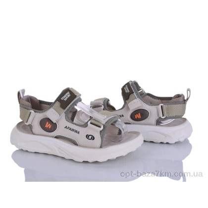 Дитячі босоніжки "Clibee-ShoSho" P3120P-1 beige, (р.р. 34-39), Китай, від 6 шт.