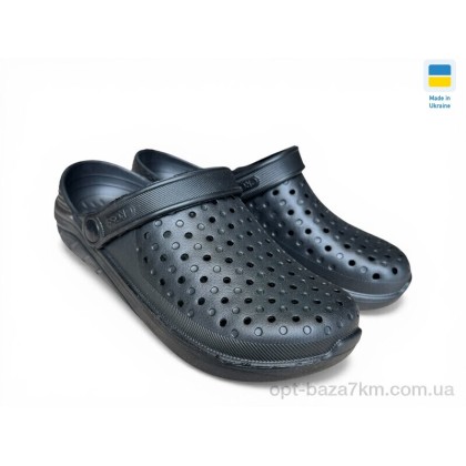 Крокси чоловічі "Rai shoes" 025 чорний, (р.р. 40-45), Україна, від 6 шт. Крокси чоловічі "Rai shoes" 025 чорний, (р.р. 40-45), Україна, від 6 шт.