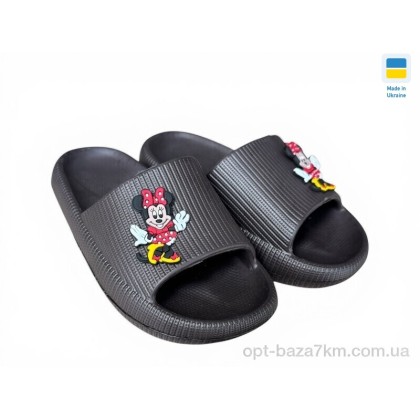 Шльопанці дитячі "Rai shoes" 022 міккі шоколад, (р.р. 24-29), Україна, від 6 шт.