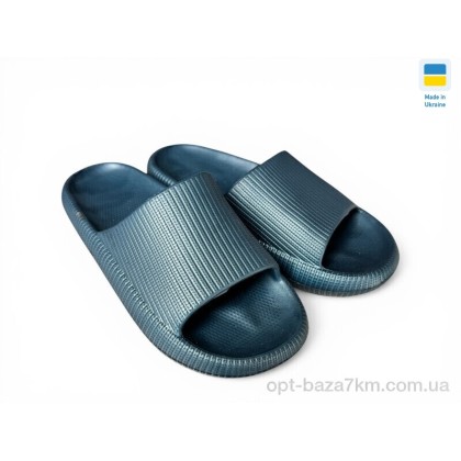 Шльопанці жіночі "Rai shoes" 024 синій, (р.р. 36-41), Україна, від 6 шт.