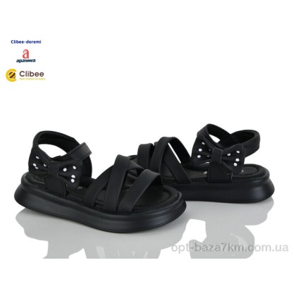 Дитячі босоніжки "Clibee-Doremi" AB722 black, (р.р. 26-31), Китай, від 6 шт. Дитячі босоніжки "Clibee-Doremi" AB722 black, (р.р. 26-31), Китай, від 6 шт.