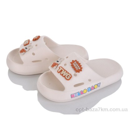 Шлепки детские "BABYSHOP" 2103 beige, (р.р. 24-35), Китай, от 6 шт.