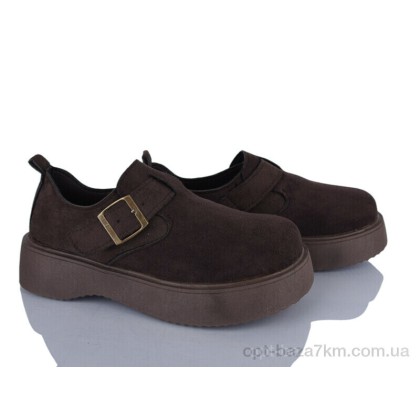 Туфли женские "Prime-Opt" No brand 202 brown, (р.р. 37-40), Китай, от 8 шт. Туфли женские "Prime-Opt" No brand 202 brown, (р.р. 37-40), Китай, от 8 шт.